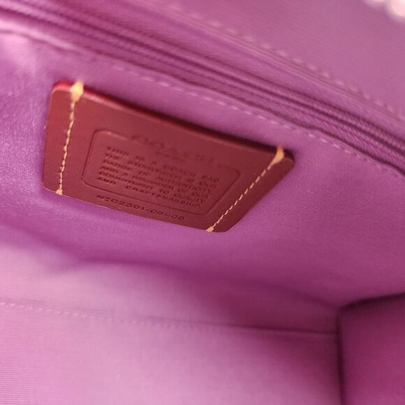 NWT Coach CBM08 Maggie Small Tote Bag With Floral Print - Picture 5 of 6